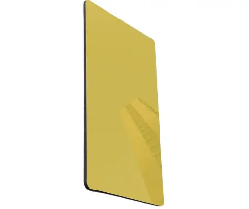 [MCCP2046PETG] CRISTAL DE CARBONO DORADO ESPEJO