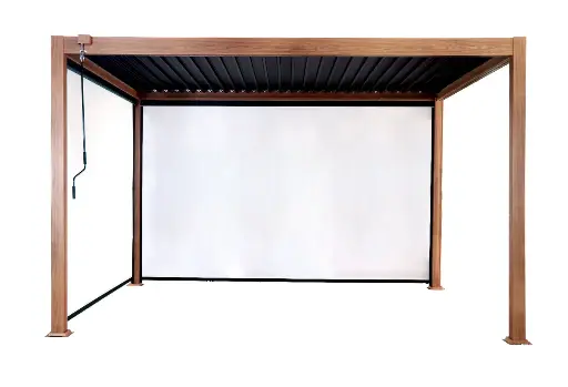 [FG02CUR] Juego de cortinas para pérgola